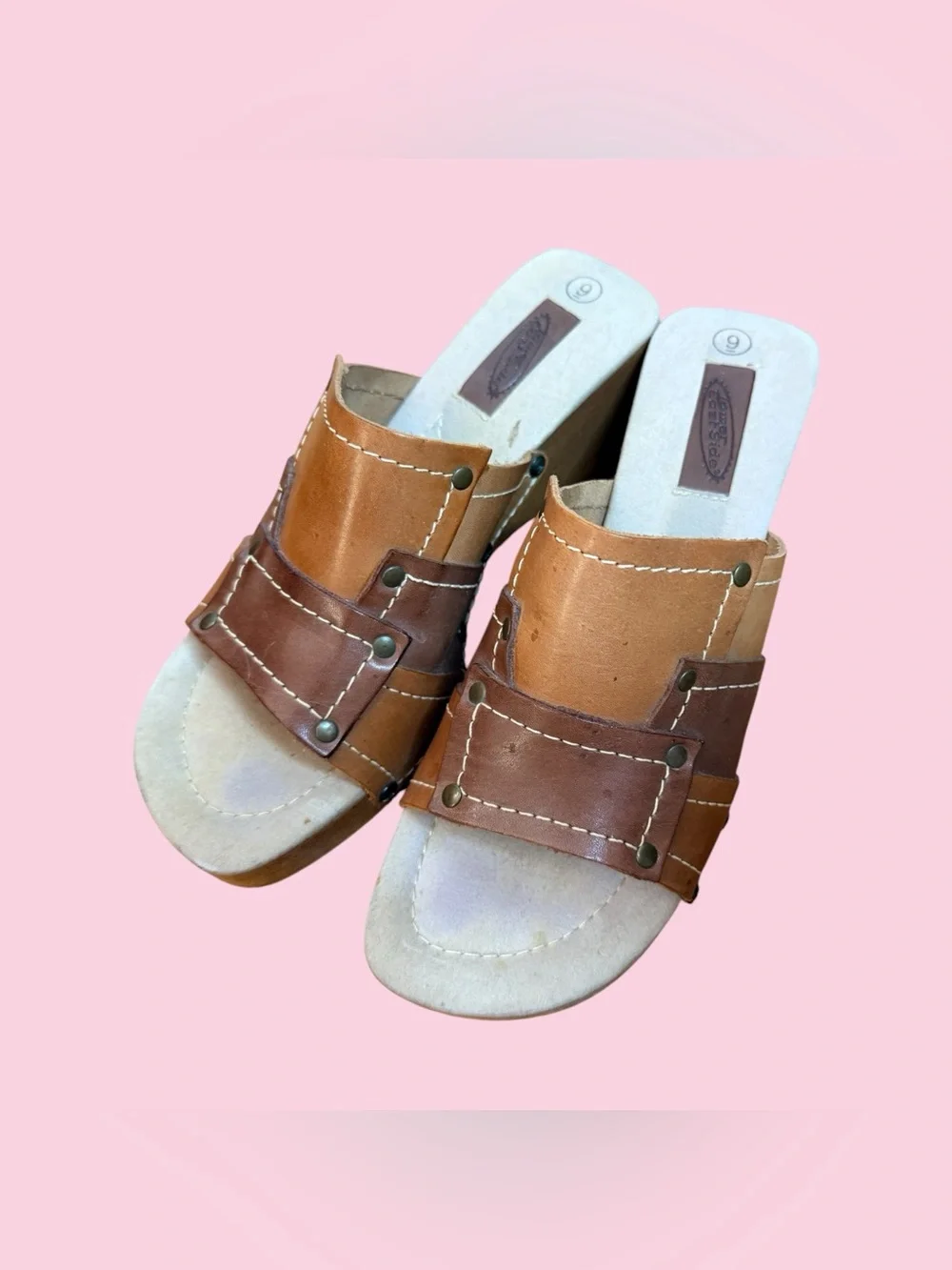 Lower East Side patchwork leather sandals